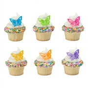 Butterfly Cupcake Rings - 24 Count - 7894