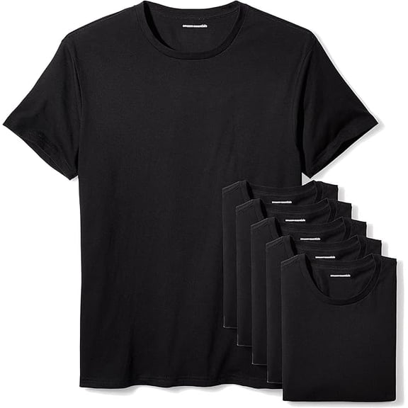 Essentials Men's Slim Fit Crewneck Undershirts