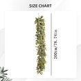 thumbnail image 3 of Garland Garland Realistic Artificial Fall Leaves Garlands Fall Porch Decor Falls Decor For Fireplace Mantle, 3 of 5