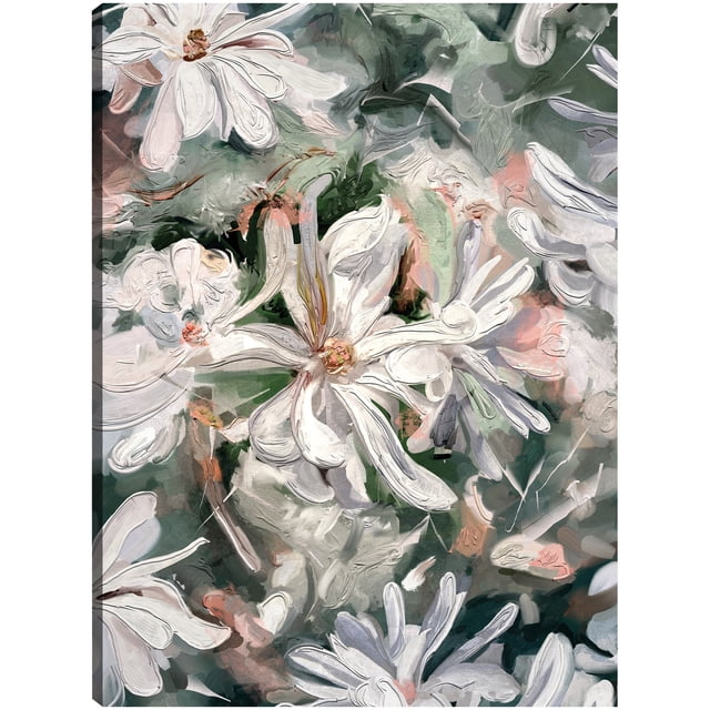 Cuadro Decorativo - Blancos de jardín Jr Impresión en canvas, estrechado.