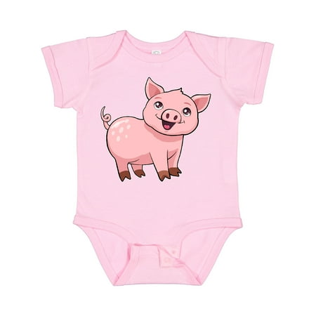 

Inktastic Cute Pig Gift Baby Boy or Baby Girl Bodysuit