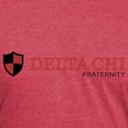 thumbnail image 3 of CafePress - Delta Chi Black And Red Fraternity Logo T Shirt - Mens Tri-blend T-Shirt, 3 of 4