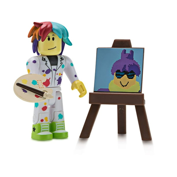 Gold Collection Pixel Artist Single Figure Pack Pixel Artist Gold Series 1 Roblox By Roblox Walmart Com Walmart Com - roblox gold figure