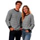 thumbnail image 4 of Camisa de Manga Larga de Ajuste Seco de los Hombres Impresión de Moda Blusa de Suéter de Cuello Redondo para las Mujeres con Costillas de Manga Larga, 4 of 6