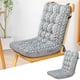 thumbnail image 1 of Cojín de asiento de silla grueso con respaldo de gamuza y tatami integrado, disponible para sofás, sillas y otros muebles., 1 of 6