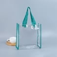 thumbnail image 3 of Transparent Fashion Tote Shoulder Bag For Women Beach Gym Shopping Travel, 3 of 3