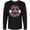 AB-Black, variant on Sickle Cell Awareness Month September with Red Ribbon Long Sleeve T-Shirt