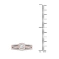 thumbnail image 4 of Imperial 1/2Ct TDW Diamond 10k Rose Gold Halo Bridal Set (H-I, I2), 4 of 4