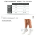 thumbnail image 2 of Truform Chaussettes Mi-Mollet Mini, Blanches, Très Petites, 2 of 7