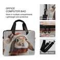 thumbnail image 4 of Laptop Bag Laptop Briefcase 15.7 x 3 x 11.8 Inches Laptop Bag Briefcases Laptop Storage Travel Laptop Bag Work Laptop Bag Warm Christmas Rabbit, 4 of 8