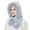 Gray, variant on Women's Soft Faux Fur Infinity Scarf & Infinity Hood Scarf Head Scarf Wrap