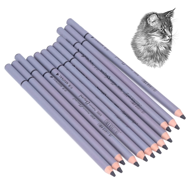 Charcole Art Supply, Lápices De Carbón De Buena Para Dibujo Detallado Para Pintar Y Dibujar