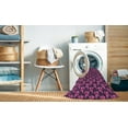 thumbnail image 2 of Ahgly Company Machine Washable Indoor Rectangle Transitional Orchid Purple Area Rugs, 7' x 9', 2 of 7