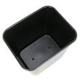 thumbnail image 7 of Mainstays Bathroom Trash Can, 3 Gallon Plastic Open Top Garbage Bucket Bin, Black, 7 of 7