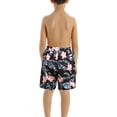 thumbnail image 3 of Inevnen Family Matching Swimsuit Father and Son Floral Print Beachwear Swimwear Sets Daddy and Me Swimming Trunks Pants, 3 of 8