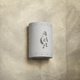 thumbnail image 3 of Luxury Lighting Asavva 10.5" High Kokopelli Ceramic Outdoor Wall Light, Paintable Textured White Bisque, LED Bulb Included, 3 of 3