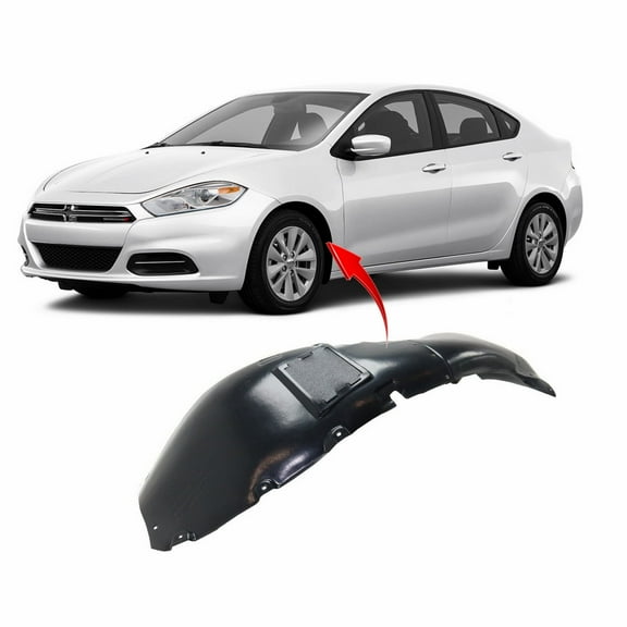 DCP Fender Liner Driver Side for Dodge Dart 2013-2016 CH1248200 68082835AE