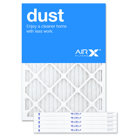 

AIRx Filters Dust 18x25x1 Air Filter Replacement MERV 8 AC Furnace Pleated Filter 6-Pack