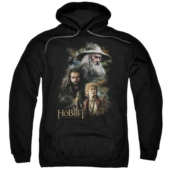 The Hobbit Painting Adult Pullover Hoodie Sweatshirt Black