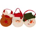 thumbnail image 1 of Bolsa de regalo de Navidad Bolsa de dulces no tejida Bolsa de regalo de manzana de Navidad Decoración navideña, 1 of 5