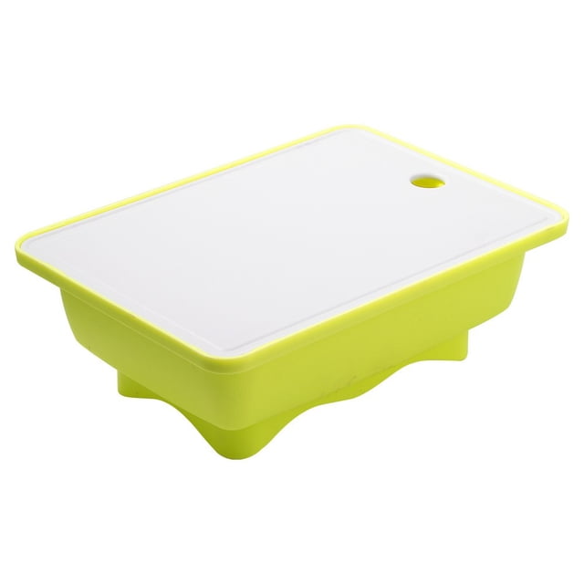 shyuyusa Cutting Board Integrated Drain Basket, Multifunctional Kitchen Prep Station, Combined Chopping Board Storage Rack for Vegetable Fruit Daily Processing