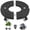 Black, variant on Plant Caddy with Wheels,1Pack Adjustable 15-20" Plant Stand with Lockable Caster Wheels 440LBS, Round Plant Roller Base Flower Pot for Indoor/Outdoor Large Planter, Flower Pot, Black