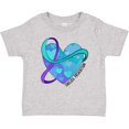 thumbnail image 3 of Inktastic Suicide Prevention Awareness Purple and Teal Heart Ribbon Boys or Girls Baby T-Shirt, 3 of 5