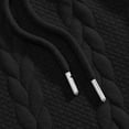 thumbnail image 7 of SCSAlgin Men's Full Zip Hooded Cardigan Sweater Slim Fit Cable Knitted Zip Up Sweater with Pockets, 7 of 7