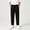 Black, variant on Lutiedan Boys Dress Pants Elastic Waist Uniform School Trousers Straight Leg Casual Baggy Pants with Pocket Sizes 5-15