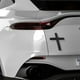 thumbnail image 4 of Pegatina de emblema metálico de Cristo para el coche | Insignia trasera tridimensional de aleación | Etiqueta de automóvil resistente a arañazos | Acabado metálico de alto pulido 2,5x1,8" | Vehículo, 4 of 4