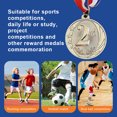 thumbnail image 2 of Medalla 5 Cm Premios Oro/plata/bronce para Juegos Pelota (plata), 2 of 4
