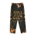 thumbnail image 4 of Balery HAPPY NEW YEAR 2024 print Women's Pajama Pants,Ultra Lightweight Pjs,Lounge Pant-Medium, 4 of 9