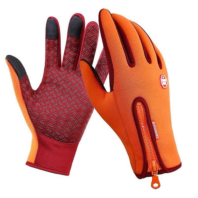 Gants de Ski pour Moto à Écran Tactile Bleu Hiver