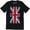 Black, variant on Australian Australia Flag Day Souvenir 100% Cotton Men's T-Shirt