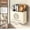 C, variant on Thickened Plastic Wall-Mounted Chopstick Cage - Durable Cutlery Holder with Drain Rack for Utensils and Knives