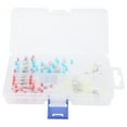thumbnail image 1 of 100 Pcs Anneaux de Soudure Tube Rétractable Ensemble Câble d'Isolation Coloré Connecteurs, 1 of 1