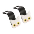 thumbnail image 1 of Cartoon Cute Cat Car Headrest Hook - Back Seat Organizer Fastener, 1 of 8