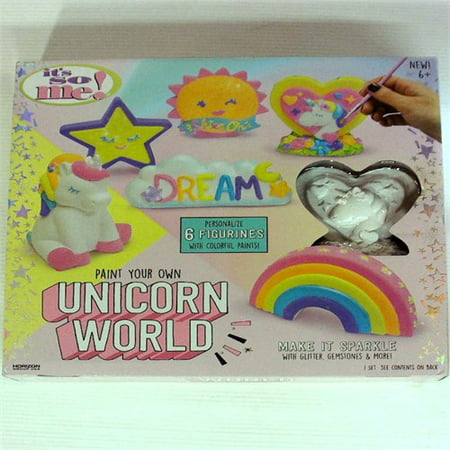 Its So Me! Paint Your Own Unicorn 14pc World Activity Kit