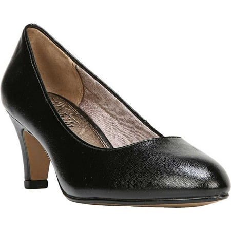 

Women s Life Stride Sable Pump Black Smooth 10 WW