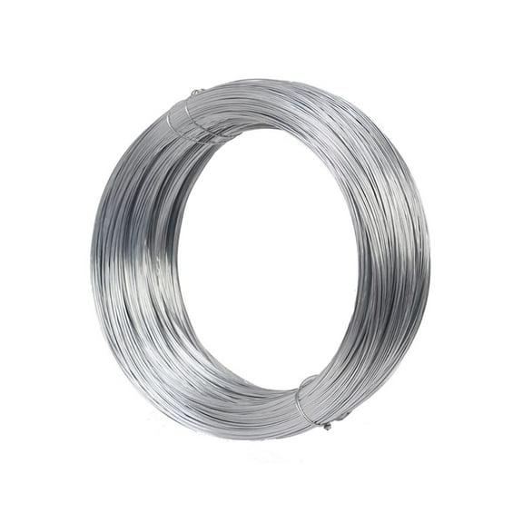 8 Gauge Galvanized Solid Wire,16.4ft Galvanized Hobby Wire,Multi-Purpose Steel Wire Ideal for Crafts,DIY Projects,Fastening,Fixing Up Fences