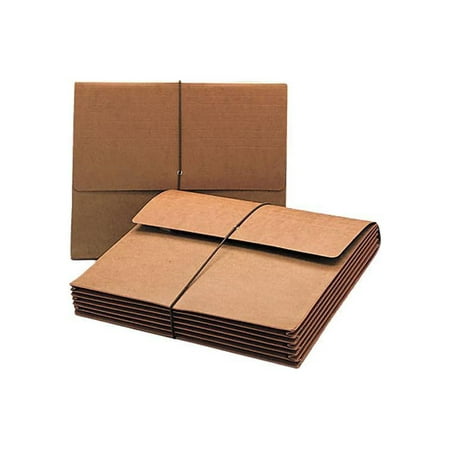 UPC: 0086486711869 | Smead 71186 Extra-Wide 5 1/4 Inch Expansion Wallets with Elastic Cord  Redrope  Letter  Red