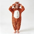 thumbnail image 2 of Faraee 2-10 Years Unisex Kids Animal Onesie Pajamas for Girls Boys 2T 3T 4T 5T 6T Soft Flannel Hooded Full Body Jumpsuit One Piece Halloween Cosplay Loungewear, 2 of 4
