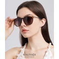 thumbnail image 4 of KALIYADI Sunglasses Womens Polarized Womens-Sunglasses: Trendy Sun Glasses with UV400 Retro Style for Party Beach Shopping（2 Pack), 4 of 10