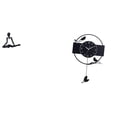 thumbnail image 1 of Figura de escritorio de pensador, escultura abstracta, reloj de pared minimalista, reloj colgante de pájaro con material acrílico, adecuado para la de, 1 of 8