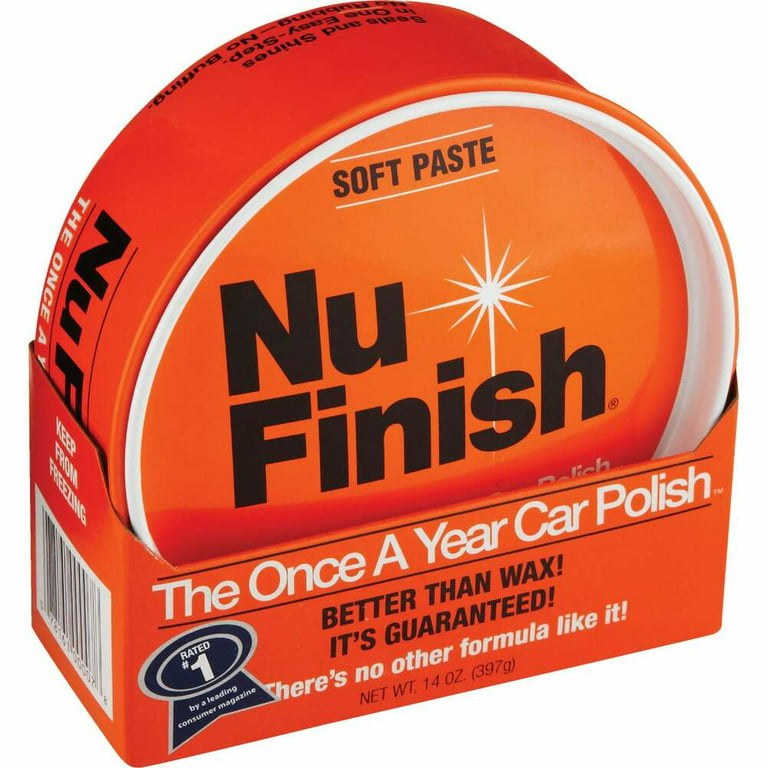 2- Nu Finish NFP-80 Car Wax Soft Paste - 2 Cans