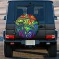 thumbnail image 3 of Kll Pride Rainbow Tire Cover,Universal Wheel Tire Cover For Trailer, Rv, Suv, Truck,Camper And Many Vehicle,(17 Inch), 3 of 7