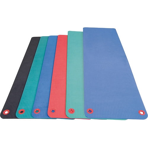 Aeromat Elite Workout Mat with Eyelets, 24" x 56" x 0.5", Phthalate