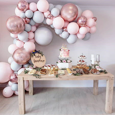 170pcs Pink Balloons Party Decorations