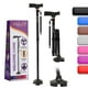 thumbnail image 1 of Bastón Allay para hombre y mujer: plegable, ajustable y plegable para personas mayores, con equilibrio, de pie, punta pivotante, resistente, con bolsa de viaje | Bastones para personas mayores - Negro, 1 of 5