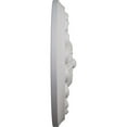 thumbnail image 4 of Ekena Millwork 12 1/4"OD x 2 1/4"P Flower Spiral Ceiling Medallion (Fits Canopies up to 2"), Hand-Painted Ultra Pure White, 4 of 8